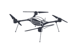 aerial drone icon representing the aerospace and defense industry that protolabs serves
